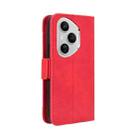 For Honor 400 Pro Global 160.8mm Skin Feel Calf Texture Card Slots Leather Phone Case(Red) - 3