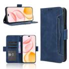 For Honor 400 Pro Global 160.8mm Skin Feel Calf Texture Card Slots Leather Phone Case(Blue) - 1