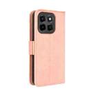 For Honor X6c 4G Skin Feel Calf Texture Card Slots Leather Phone Case(Pink) - 3