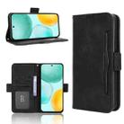 For Honor X6c 4G Skin Feel Calf Texture Card Slots Leather Phone Case(Black) - 1