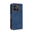 For Honor X6c 4G Skin Feel Calf Texture Card Slots Leather Phone Case(Blue) - 3