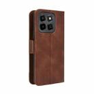 For Honor X6c 4G Skin Feel Calf Texture Card Slots Leather Phone Case(Brown) - 3