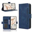 For Honor 400 Smart 5G Skin Feel Calf Texture Card Slots Leather Phone Case(Blue) - 1