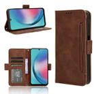 For Samsung Galaxy C55 / M55 5G Skin Feel Calf Texture Card Slots Leather Phone Case(Brown) - 1