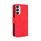 For Samsung Galaxy F15 / M15 5G Skin Feel Calf Texture Card Slots Leather Phone Case(Red) - 3