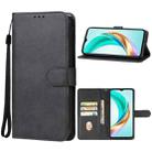 For Honor X6b Leather Phone Case(Black) - 1