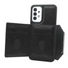 For Samsung Galaxy A53 5G Solid Color Metal Buckle Card Slots Bag Phone Case(Black) - 3