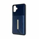 For Samsung Galaxy A06 4G / 5G Solid Color Metal Buckle Card Slots Bag Phone Case(Blue) - 2