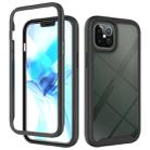 For iPhone 12 Pro Max Starry Sky Solid Color Series Shockproof PC + TPU Protective Case(Black) - 1