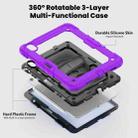 For iPad Air 11 2024 Silicone Hybrid PC Tablet Case with Shoulder Strap(Purple) - 2