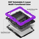 For iPad Pro 13 2024 Silicone Hybrid PC Tablet Case with Shoulder Strap(Purple) - 2