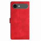 For iPhone 17 Air Cherry Blossom Butterfly Skin Feel Embossed PU Phone Case(Red) - 3