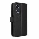 For OPPO A60 4G Diamond Texture Leather Phone Case(Black) - 3