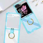 For Samsung Galaxy Z Flip6 GKK Airbag Ring Full Coverage Phone Case(Blue) - 2