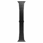 For Apple Watch SE 2022 44mm Modified Oak AP Titanium Alloy Watch Band(Black) - 2