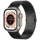 For Apple Watch Ultra 2 49mm Magnetic Buckle Titanium Alloy Watch Band(Black) - 1