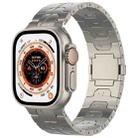 For Apple Watch Ultra 49mm Magnetic Buckle Titanium Alloy Watch Band(Titanium) - 1