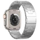 For Apple Watch Series 5 44mm Magnetic Buckle Titanium Alloy Watch Band(Silver) - 3