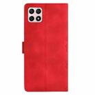 For Honor X8 / X30i Cherry Blossom Butterfly Skin Feel Embossed PU Phone Case(Red) - 3