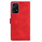 For Honor 200 Lite Global Cherry Blossom Butterfly Skin Feel Embossed PU Phone Case(Red) - 3