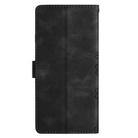 For Honor X9c Cherry Blossom Butterfly Skin Feel Embossed PU Phone Case(Black) - 3