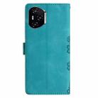 For Honor 400 Pro Global 160.8mm Cherry Blossom Butterfly Skin Feel Embossed PU Phone Case(Green) - 3