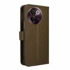 For vivo V30e 5G Diamond Texture Leather Phone Case(Brown) - 3