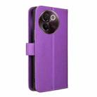 For vivo V30e 5G Diamond Texture Leather Phone Case(Purple) - 3