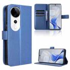 For vivo S19 Pro 5G / V40 5G Diamond Texture Leather Phone Case(Blue) - 1