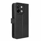 For vivo Y28 4G Diamond Texture Leather Phone Case(Black) - 3