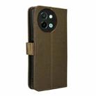 For vivo Y58 5G Diamond Texture Leather Phone Case(Brown) - 3