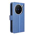 For vivo X200 Pro mini 5G Diamond Texture Leather Phone Case(Blue) - 3