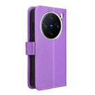 For vivo X200 Pro mini 5G Diamond Texture Leather Phone Case(Purple) - 3