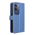 For vivo Y19s 4G Diamond Texture Leather Phone Case(Blue) - 3