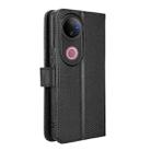 For vivo V50 5G Diamond Texture Leather Phone Case(Black) - 3
