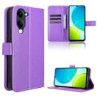 For vivo Y04 4G / Y29s 5G Diamond Texture Leather Phone Case(Purple) - 1