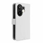 For vivo X200 FE / S30 Pro mini Diamond Texture Leather Phone Case(White) - 3