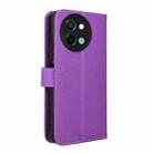 For vivo Y38 5G / Y200i 5G Diamond Texture Leather Phone Case(Purple) - 3