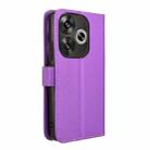 For Xiaomi Redmi Turbo 3 5G Diamond Texture Leather Phone Case(Purple) - 3