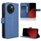 For Xiaomi Civi 4 Pro 5G Diamond Texture Leather Phone Case(Blue) - 1