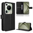 For Huawei Pura 70 Pro / 70 Pro+ Diamond Texture Leather Phone Case(Black) - 1