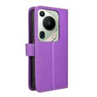 For Huawei Pura 70 Pro / 70 Pro+ Diamond Texture Leather Phone Case(Purple) - 3