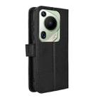 For Huawei Pura 70 Ultra Diamond Texture Leather Phone Case(Black) - 3