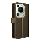 For Huawei Pura 70 Ultra Diamond Texture Leather Phone Case(Brown) - 3