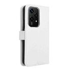 For Honor 200 Lite Global Diamond Texture Leather Phone Case(White) - 3