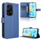 For Honor 200 Lite Global Diamond Texture Leather Phone Case(Blue) - 1