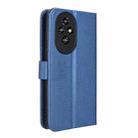 For Honor 200 5G Diamond Texture Leather Phone Case(Blue) - 3