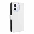 For Honor X60i 5G Diamond Texture Leather Phone Case(White) - 3