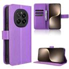 For Honor Magic7 Diamond Texture Leather Phone Case(Purple) - 1