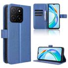 For Honor X5b 4G Diamond Texture Leather Phone Case(Blue) - 1